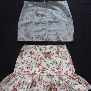 fashion nova & boho skirt